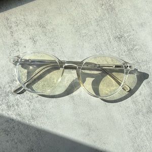 Round Blue light glasses